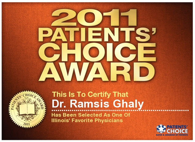 Dr. Ghaly Patient Choice Awards